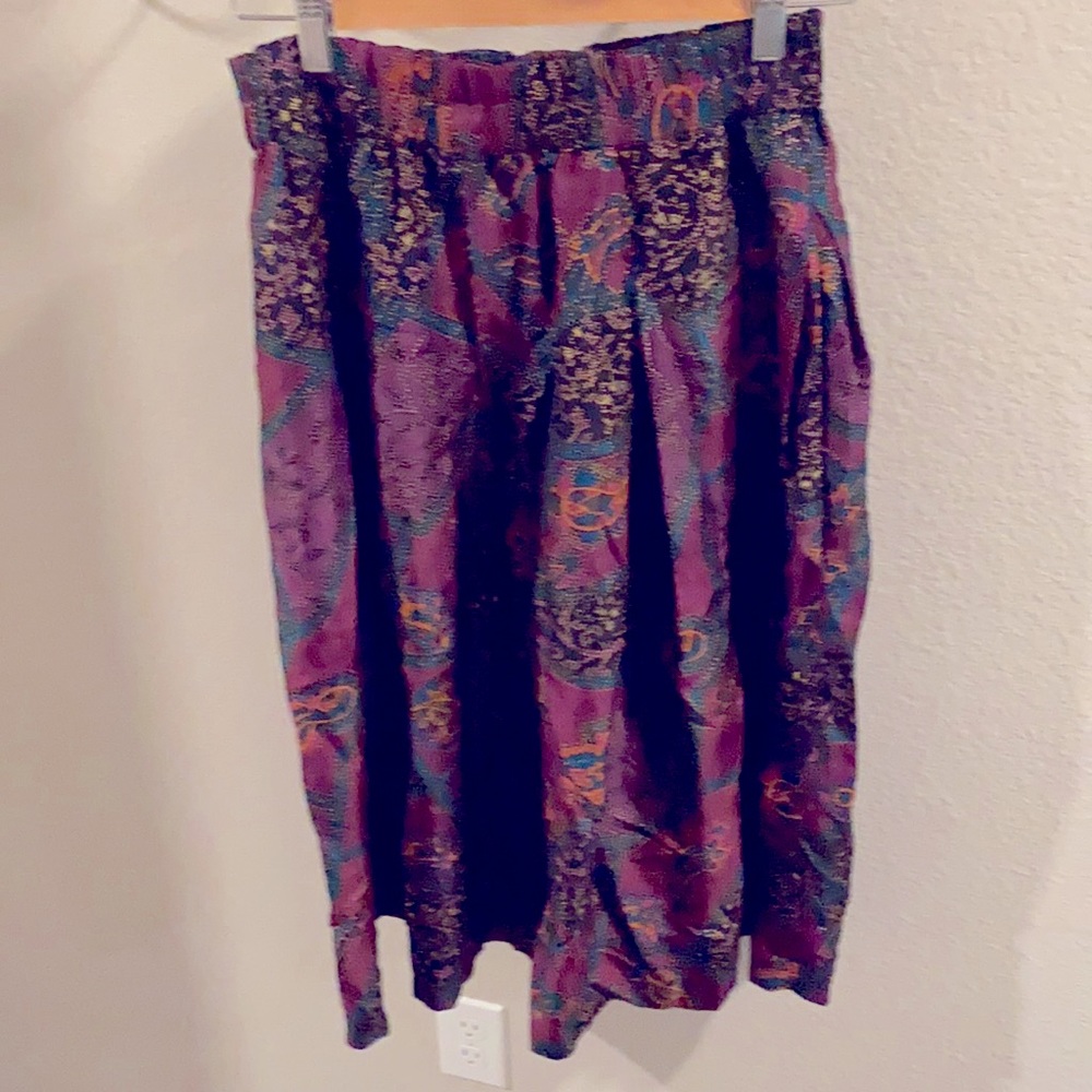 Rafaella silk printed skirt size small